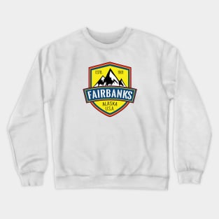 Fairbanks Alaska Crewneck Sweatshirt